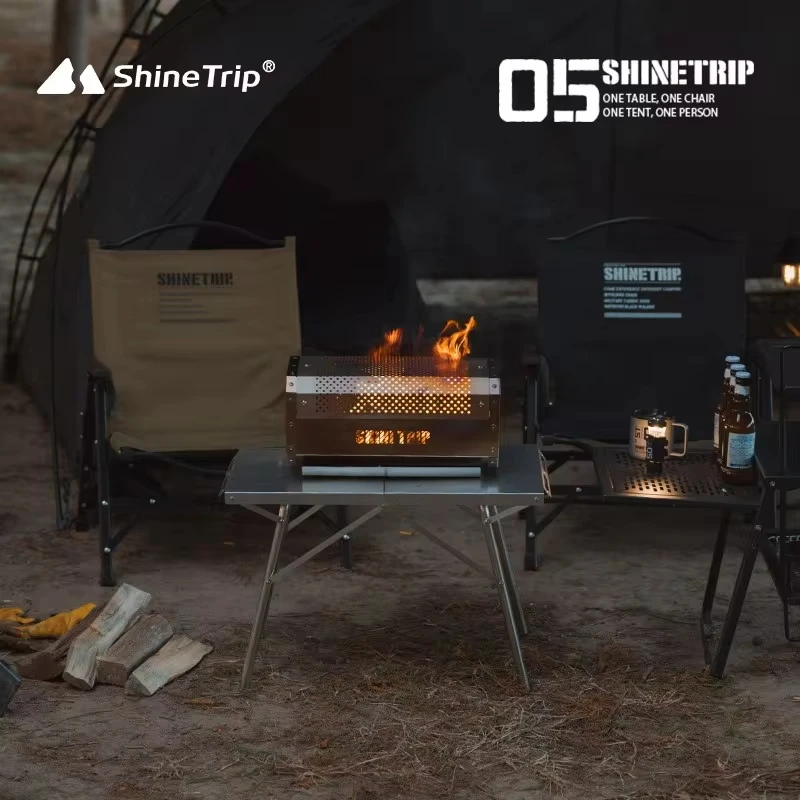 Outdoor Honeycomb Tabletop Burning Stove - Image 4