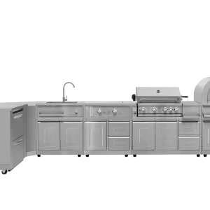 Outdoor Grill BBQ Kitchen gas propane built bbq outside bar island barbecue Grill Island